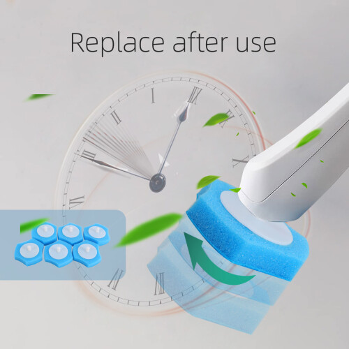 Toilet Bowl Cleaner Wand,Disposable Storage Cleaner 2