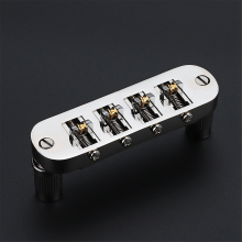 Tune-O- Roller Saddle Guitar Bridge para guitarras LP de 4 cordas