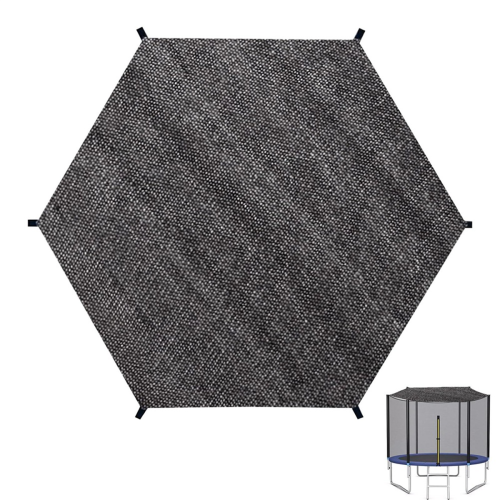 Capa de proteção solar para trampolim, rede de proteção solar para áreas externas, 8 pés, 6 postes 2