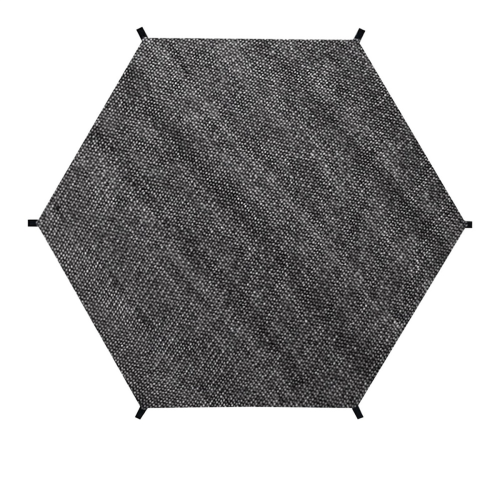 Capa de proteção solar para trampolim, rede de proteção solar para áreas externas, 8 pés, 6 postes
