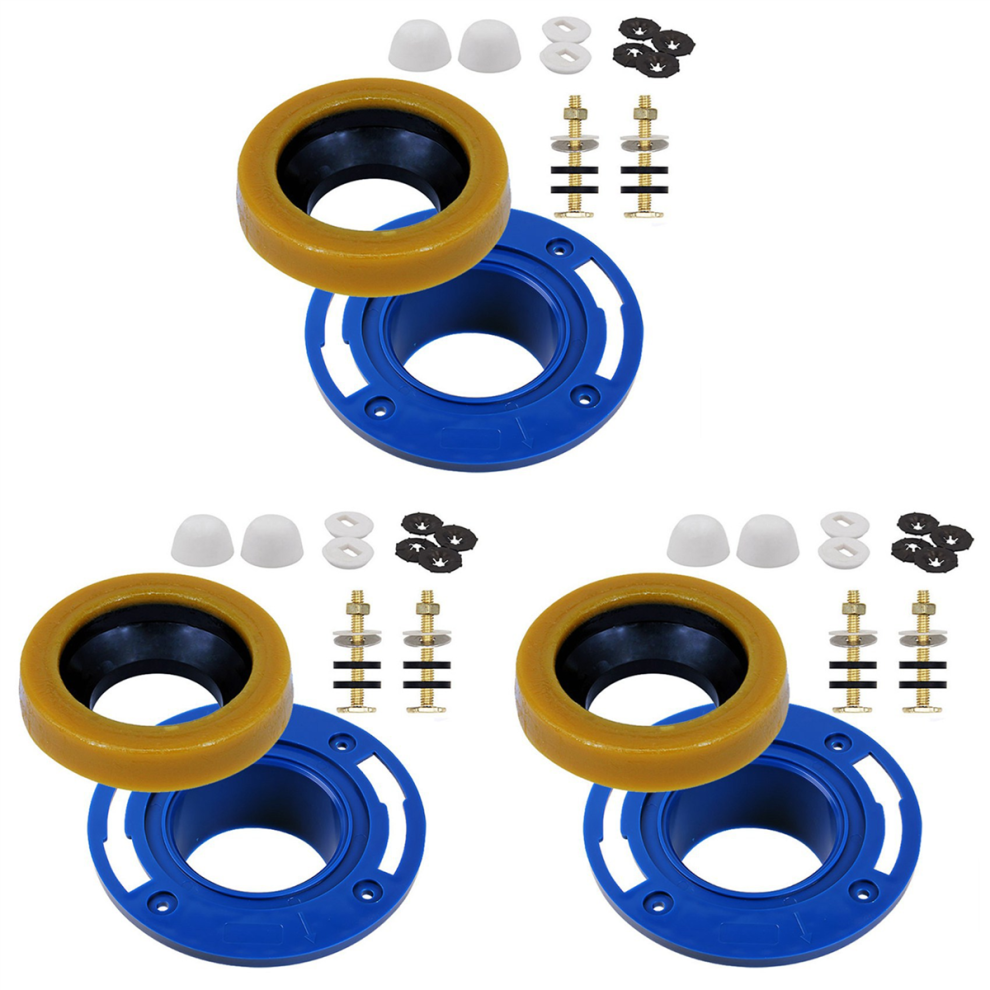Toilet Flange With Wax Ring For Toilets Replacement Kit 4712849750713