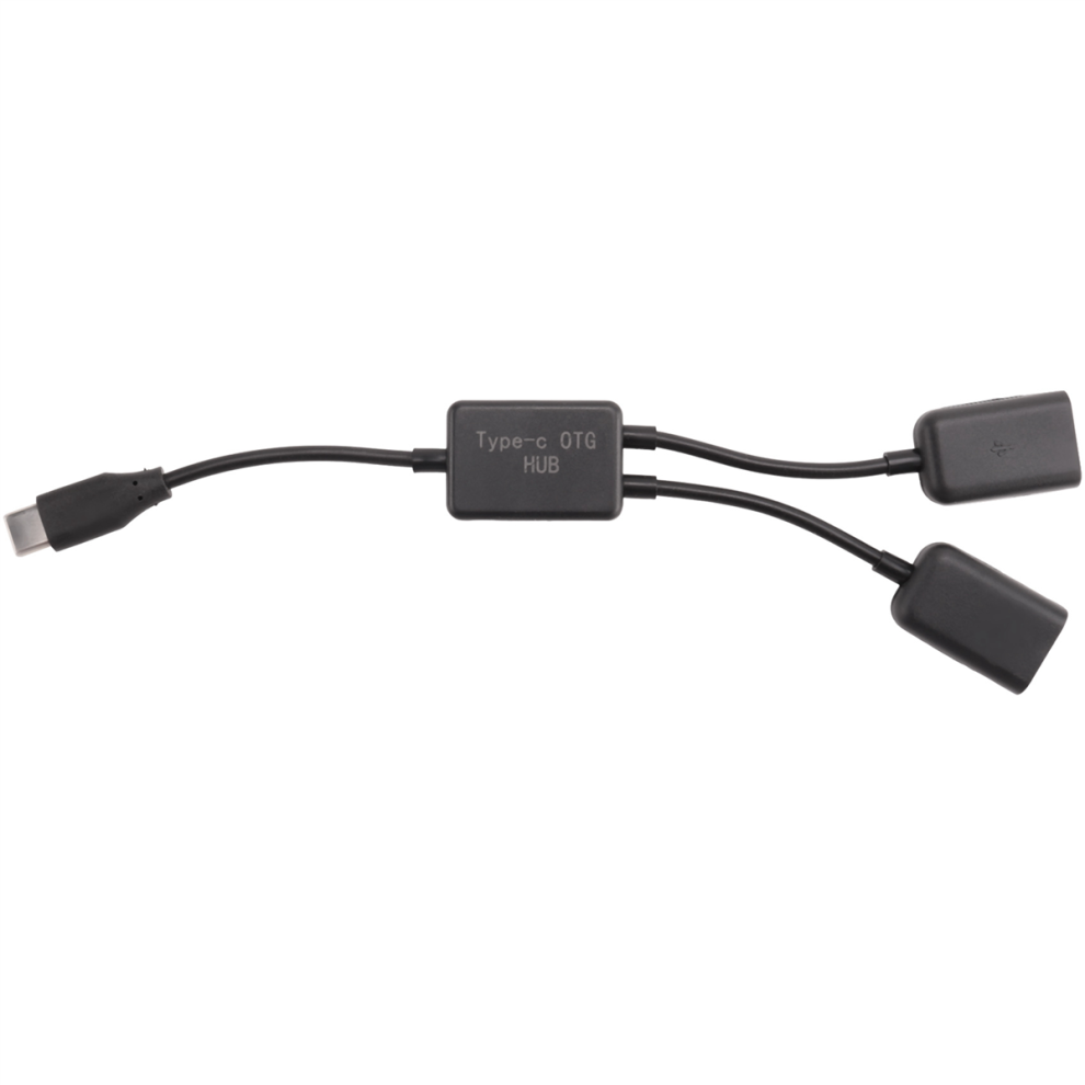 Type C Otg Usb 2.0 Female Otg Charge 2 Port Hub Cable Y Splitter 4712849760255