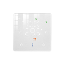 Termostato inteligente WiFi Tuya para aquecimento de piso a gás/água/elétrico, branco