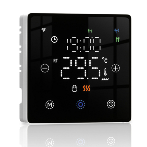 Tuya WiFi Smart Home Floor Heating Smart Switch Black