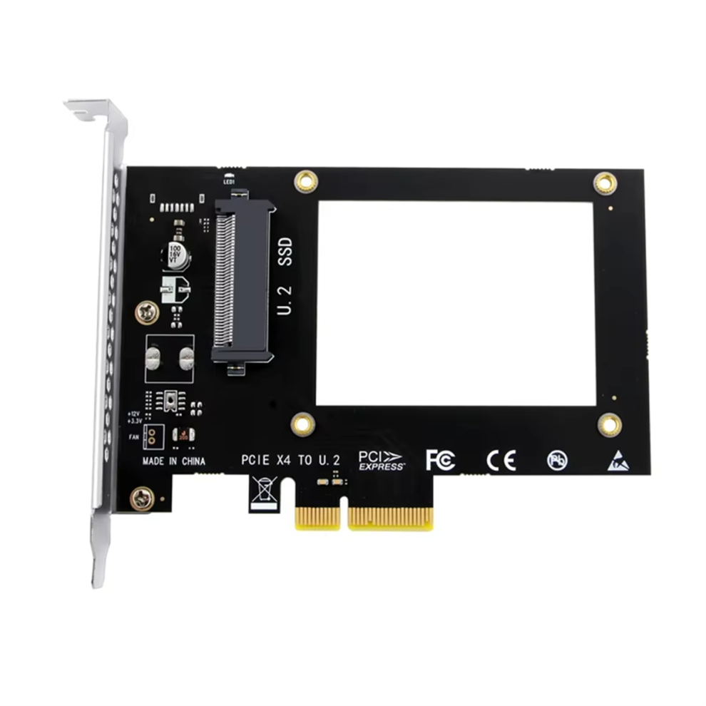 U.2 To Pcie X4 Adapter Riser Pci Express Gen3.0 4X 8X 16X Slot Board 4712849760842