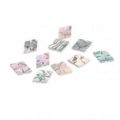 10 Pcs Guitar Fingerboard Inlay Abalone Shell Exquisite Beautiful Fretboard Dot Position Marker 1