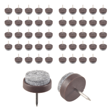 UPPERX 50 peças protetores de feltro para pernas de cadeira, 20 mm de diâmetro