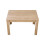 Living And Home 120*80CM Rectangular Wooden Dining Table, Original Wood Color 3