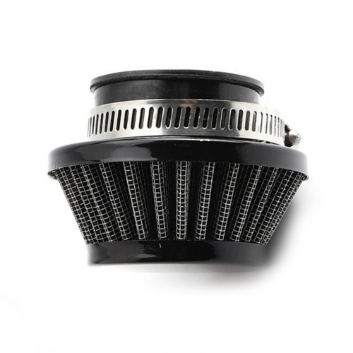 Filtro de ar universal 38 mm para motocicleta preto