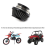 Filtro de ar universal 38 mm para motocicleta preto 4