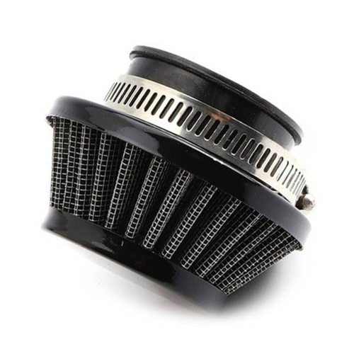 Filtro de ar universal 38 mm para motocicleta preto 1