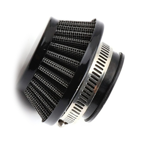 Filtro de ar universal 38 mm para motocicleta preto 2