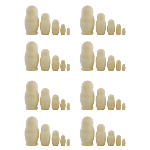 Unpainted Russian Nesting Dolls DIY Blank Nesting Dolls Unfinished