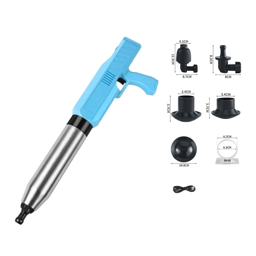 Universal Toilet Plunger Pneumatic Pipe Dredging Tool 1