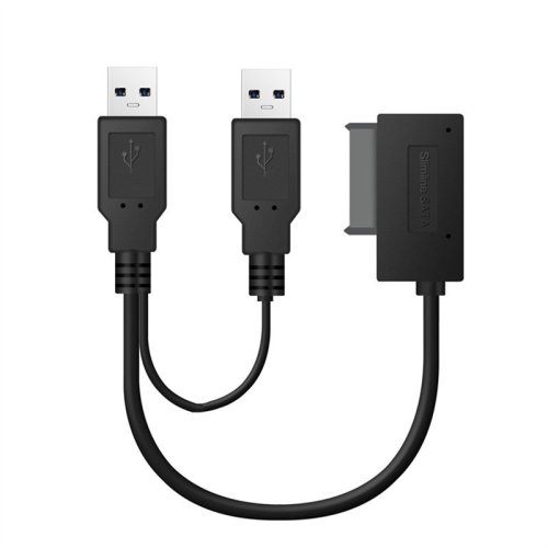 Cabo Slimline USB 2.0 para 6+7 de 13 pinos com USB 2.0 externo 1