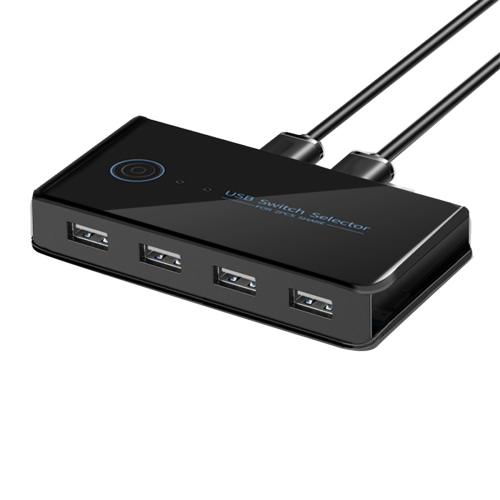 USB KVM Switch for Laptop PC Keyboard Mouse Printer USB 2.0 1