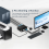 USB KVM Switcher 2 in 1 Out Laptop Printer Shared Switch 3
