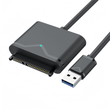 Cabo adaptador de unidade de estado sólido USB 3.0 para porta de alimentação CC