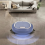 USB Wireless Vacuum Cleaner Robot Household Cleaning Robot Blue 2