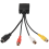 Adaptador VGA para TV Cabo de saída S-Video para vídeo de PC 3