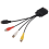 Adaptador VGA para TV Cabo de saída S-Video para vídeo de PC 4