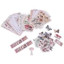 Pacote de suprimentos para scrapbook vintage Pacote de itens efêmeros vintage Decoupage