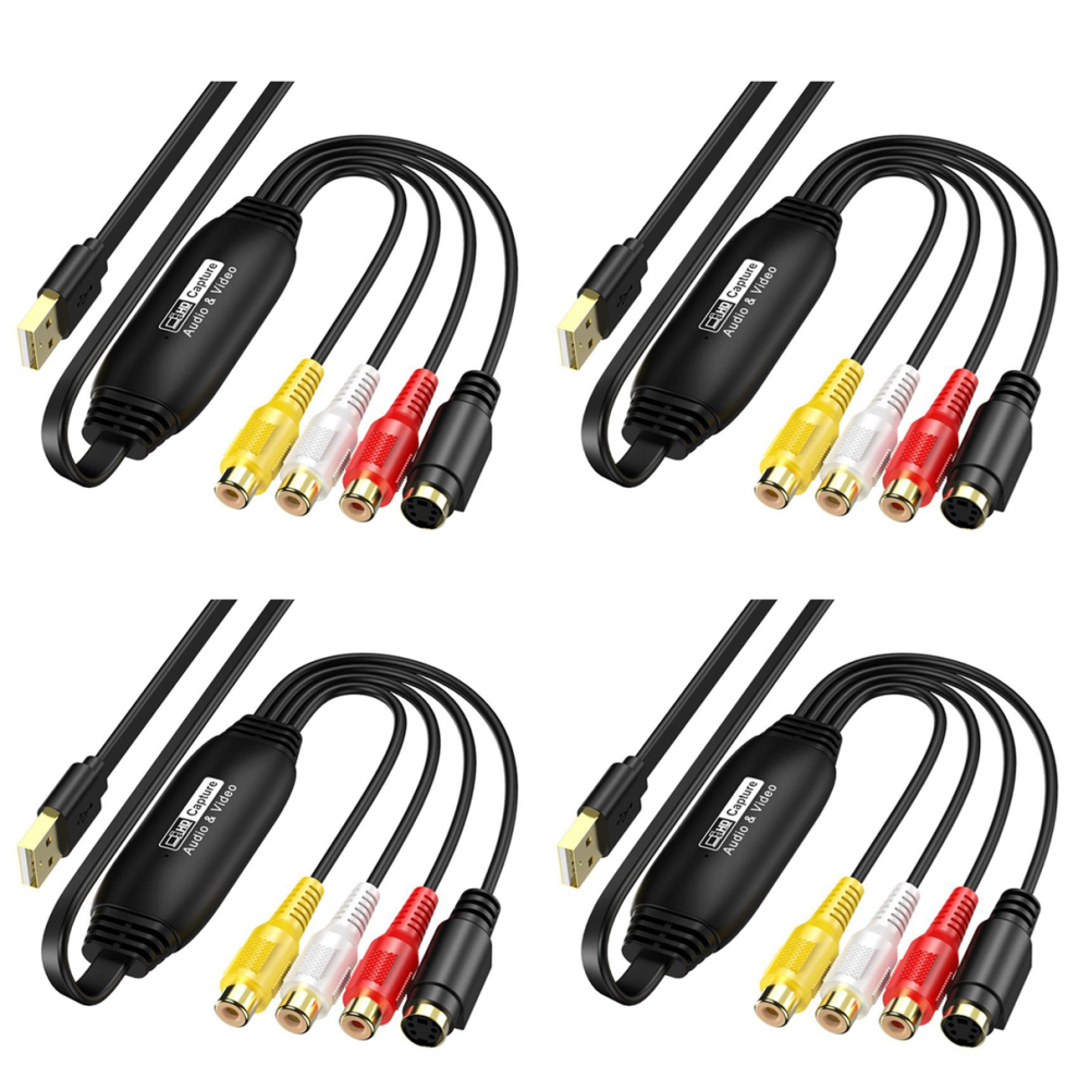 Usb Video Capture To Digital Converter Usb 2.0 Audio Capture Card 4712849776379