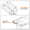 Vertical Laptop Stand, Acrylic Laptop Holder Desk 3