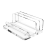 Vertical Laptop Stand, Acrylic Laptop Holder Desk 1