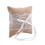 Vintage Rustic Wedding Ring Pillow 6 inch x 6 inch 1