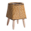 Vintage Imitation Rattan Woven Flower Shelf Handmade,C 3