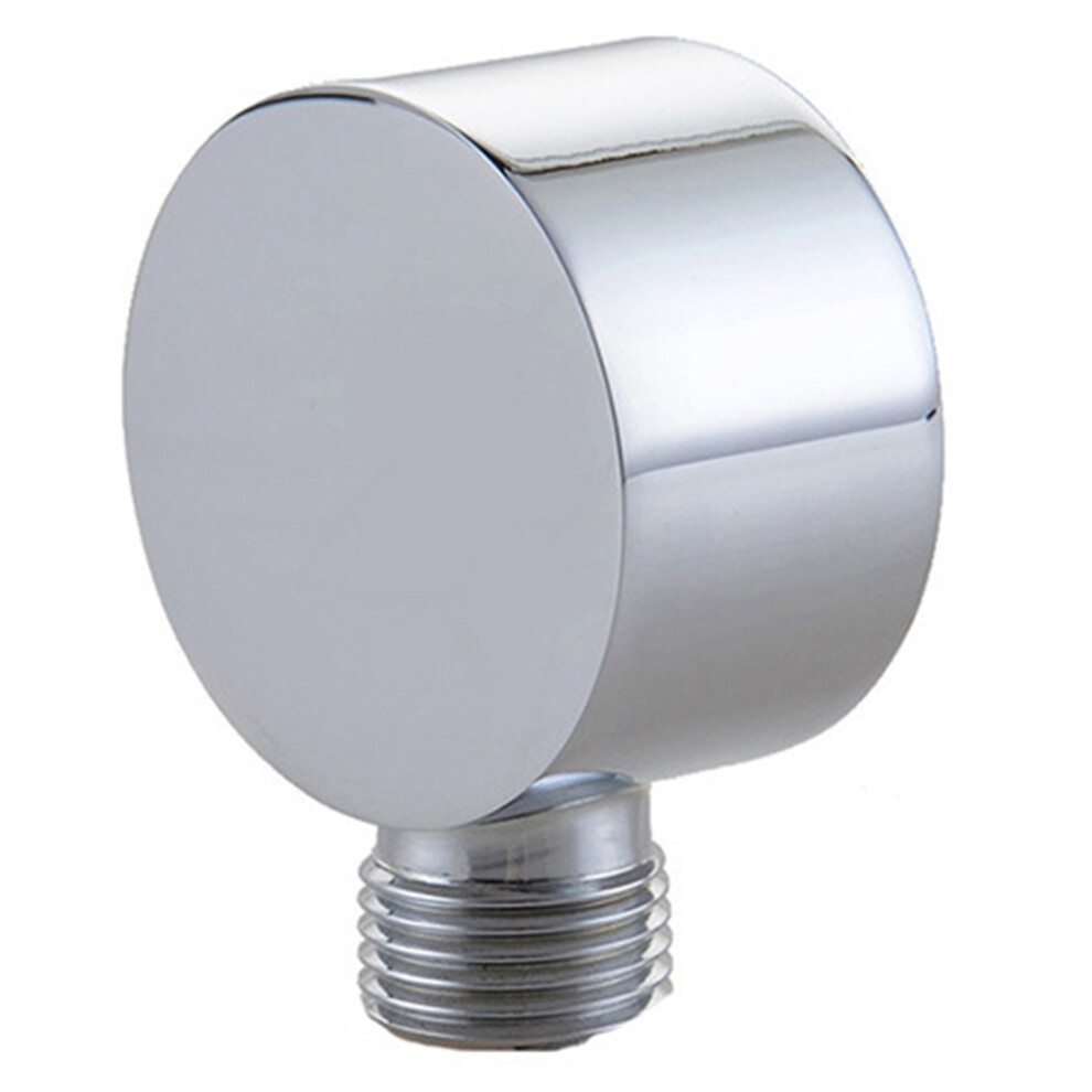 Wall Supply Elbow,Brass Round Wall Mount Hose For Shower - Silver 4712849779035