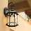 Luminárias de arandela vintage em bronze preto com LED para parede externa 2