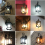 Luminárias de arandela vintage em bronze preto com LED para parede externa 3
