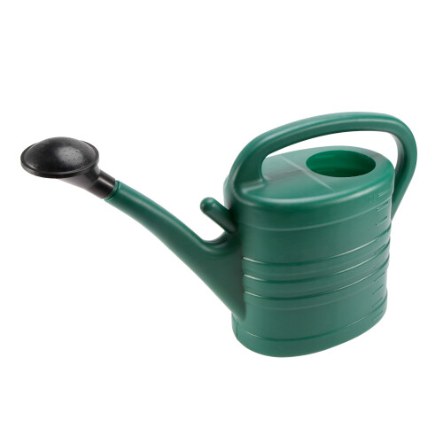 Watering Can with Green 10 Litre Kettle with Handle Long Mouth 1
