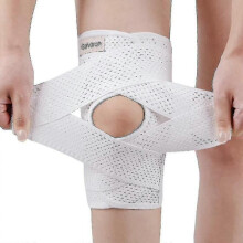 (XL) Breathable Adjustable Knee Support Brace for Meniscal Tear, ACL/MCL, Arthritis Recovery with Side Stabilizers