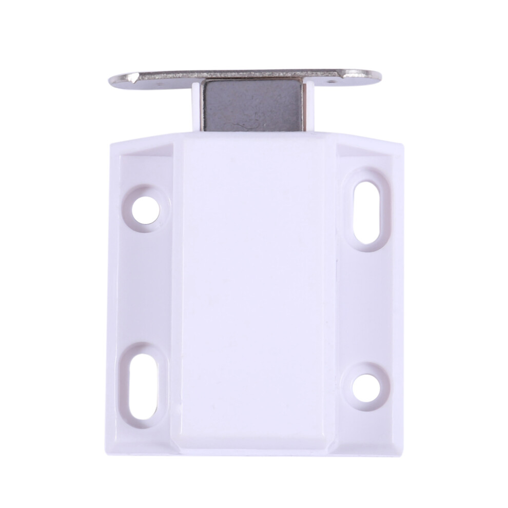 White Push To Open Magnetic Door Drawer Cabinet Catch Touch Latch 4712849790207