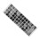 Cobertura adesiva para teclado Azerty francês com letras brancas e capa preta, para notebook/PC 3