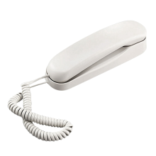 Bedrade wandtelefoon, kleine hoteltelefoon, voor kantoor vaste wandtelefoon, wit