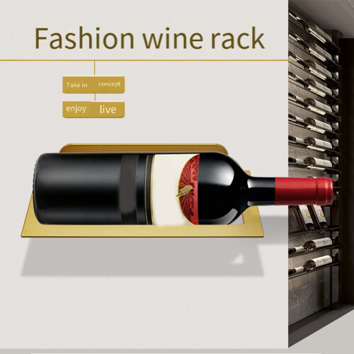 Wine Rack Wall Mounted Liquor Bottle Stand 2