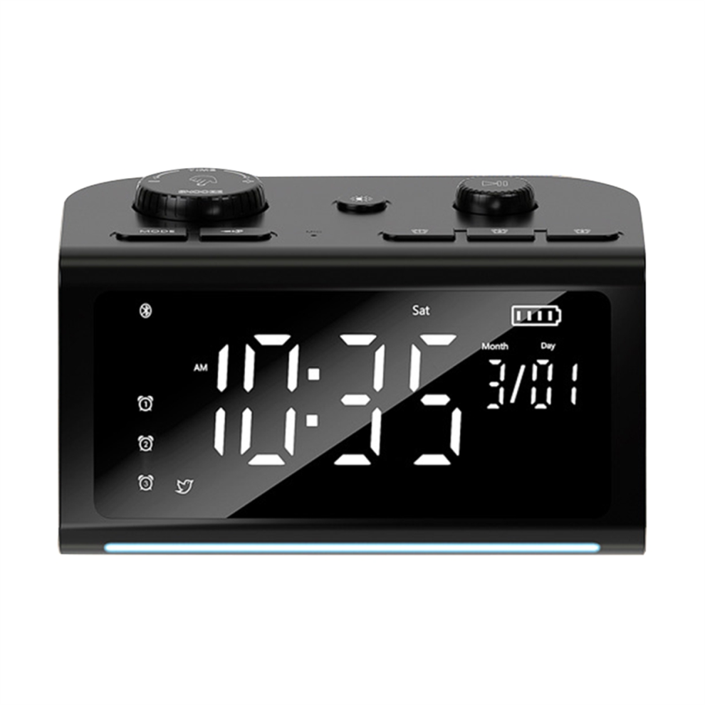 White/Black Noise Sleep Instrument Bluetooth Alarm Clock