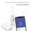 Sensor de temperatura e umidade inteligente Wi-Fi Mini interno e externo 4