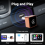 Com fio para Wireless CarPlay Android Auto 5 GHz WiFi5 4