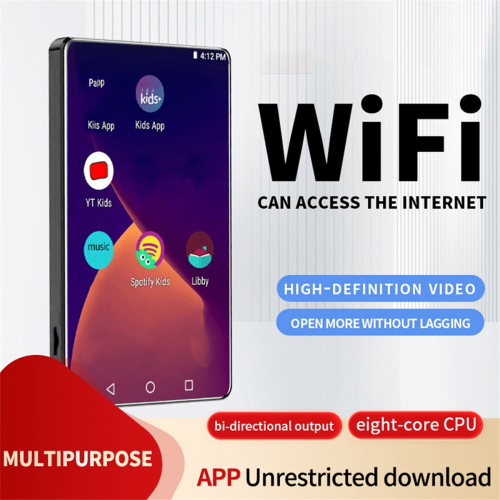 Leitor de MP4 sem fio Bluetooth de bolso, leitor de livros eletrônicos, B 1