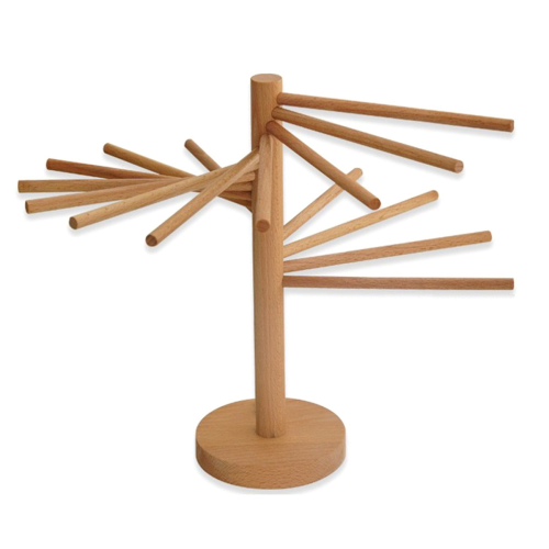 Wood Pasta Dryer Rack, Spaghetti Noodle Dryer