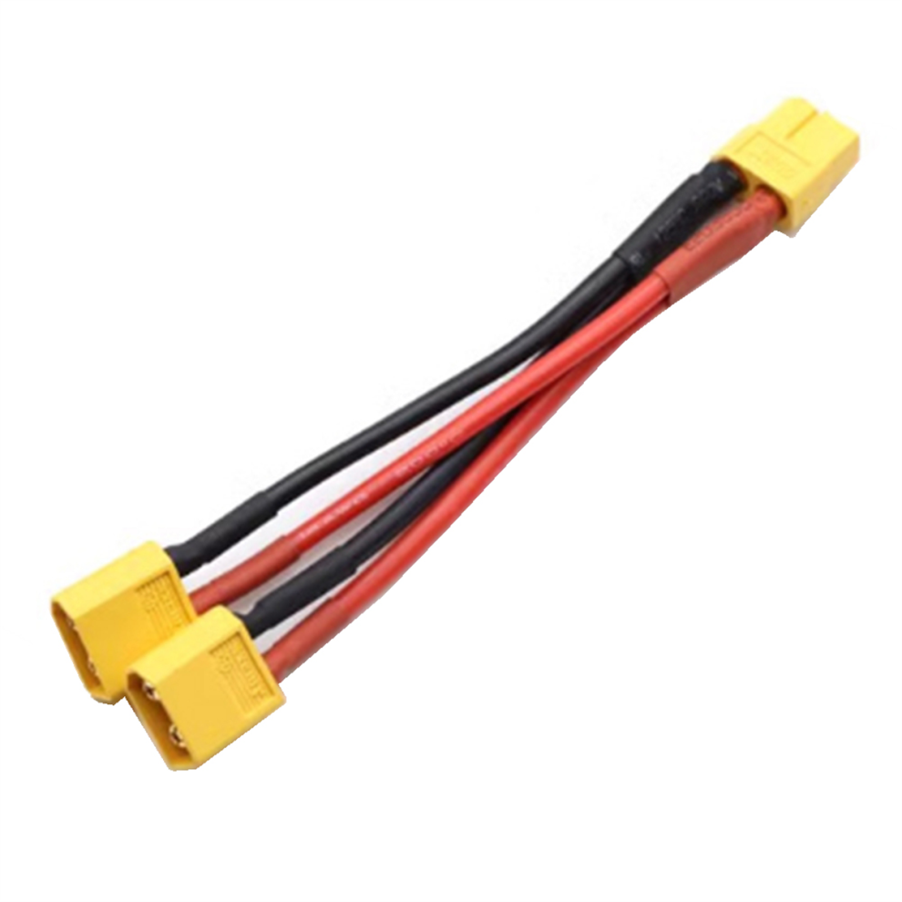 Xt60 Parallel Battery Connector 1Female To 2Male Cable For Rc Battery 4712849783216