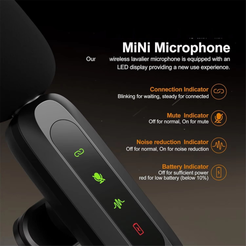 Wireless Lavalier Microphone for Android Laptop Live 2
