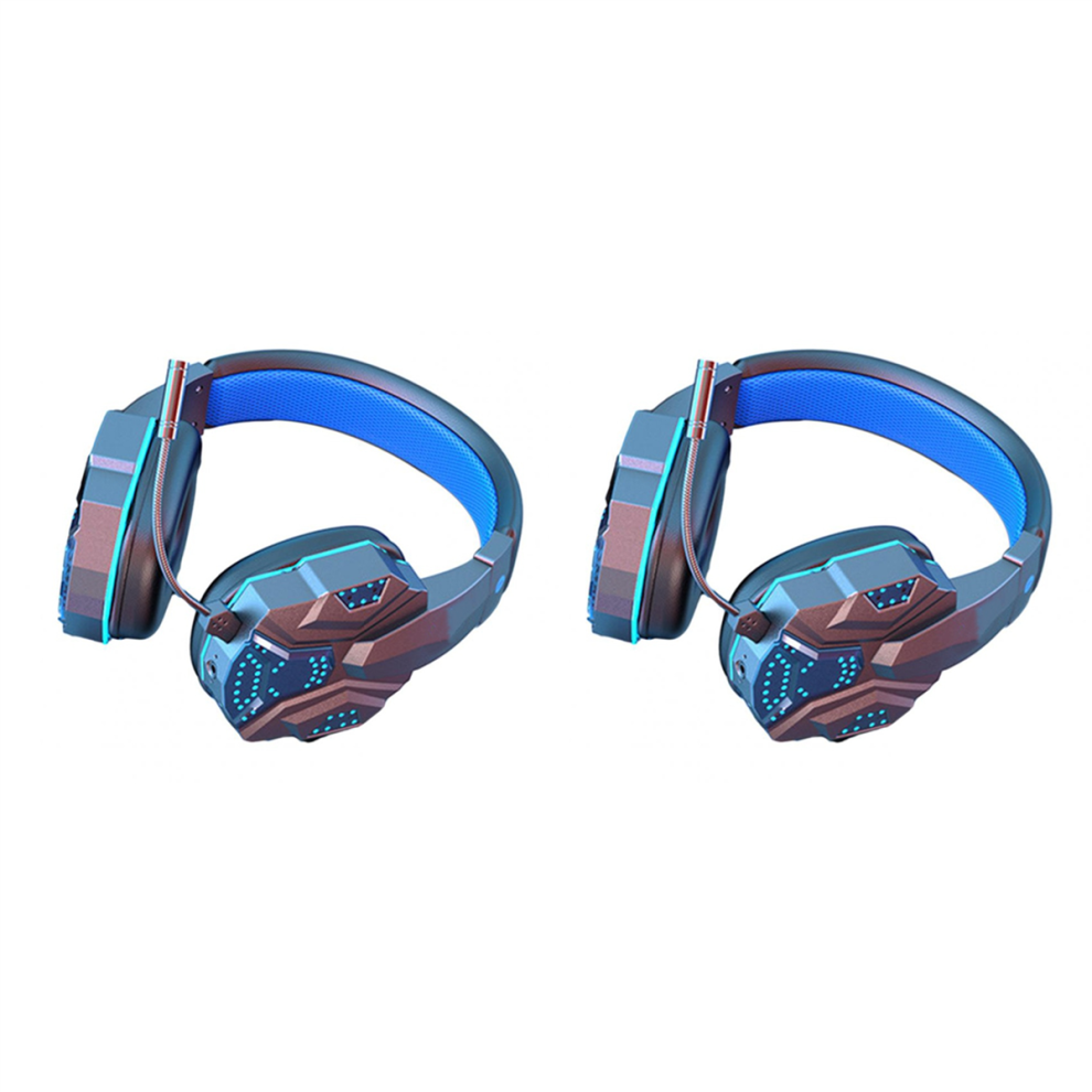 Wireless Headset Gaming Headset Surround Sound Black/Blue 4712849791297