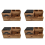 Wood Hairdressing Tool Box Hair Salon Scissors Rack Storage Container 1