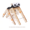 Wooden Walking Spider Robot Spider Robot DIY Assemble Model 4
